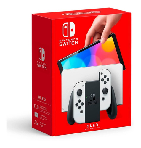 Nintendo Switch Oled Con Joystick Blanco Y Negro 2021