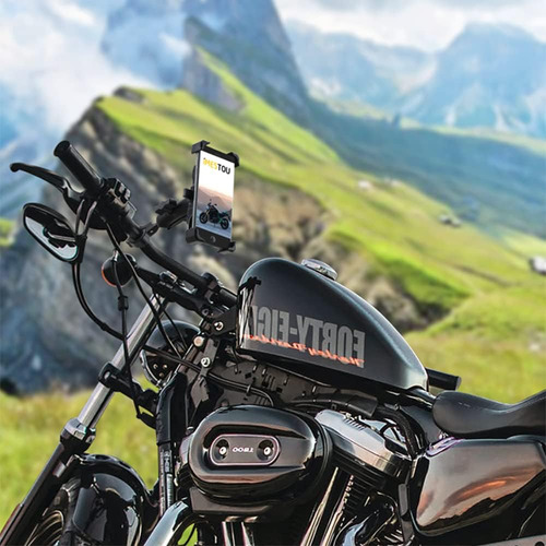Sujecion Automatica Cargador De Telefono Para Motocicleta