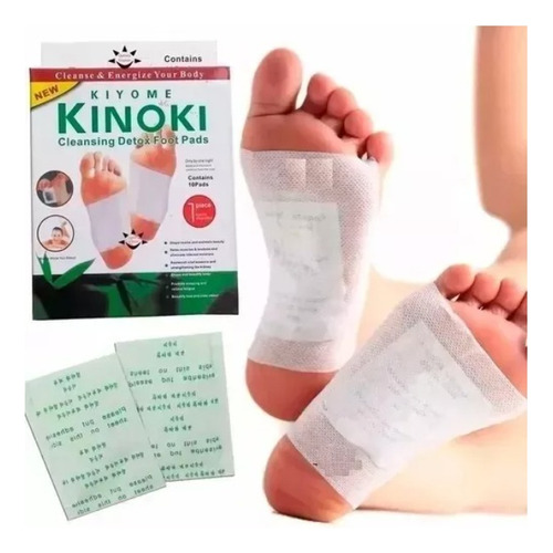 Pack 50 Parches Detox Kinoki Desintoxicación Dolor Fragancia