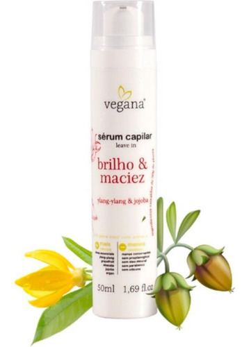 Sérum Capilar Leave In Brilho E Maciez Vegana Wnf - 50ml