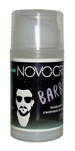 Barba Y Bigote Rapido Seguro Natural Novocrin 55gr