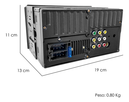 Kit Estereo Pantalla+subwoofer Amplificado+boc 4 Y 4x6 +kit