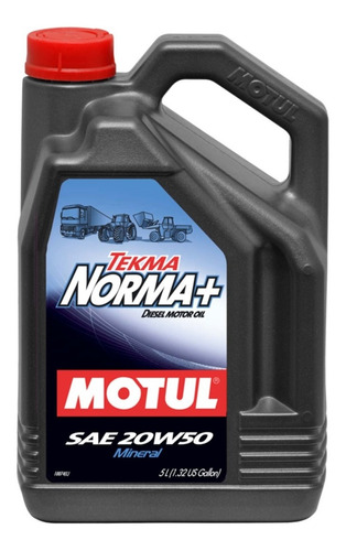 Aceite Motul  20w50 Dies/gasoli  Tekma Norma , Garrafa  5 Lt