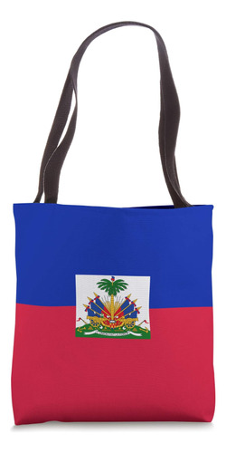 Bolsa De Tela Con La Bandera Haitiana De Haití