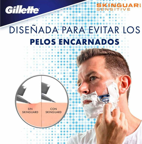 Gillete Skinguard Sensitive Rastrillo Máquina Para Afeitar