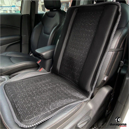 Imagen 3 de 7 de Cubre Asiento Y Respaldo Fresco Resorte Con Riñonera P/ Auto