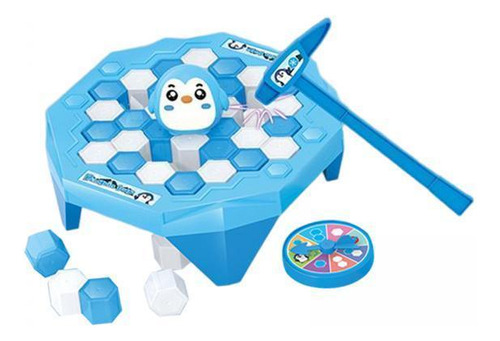 5 Ice Breaking Kids Toy Mesa Educativa Knock Block Pingüino