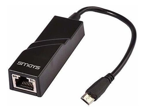 Smays 10 / 100lan Micro Usb 2.0 Otg Adaptador Ethernet Micro