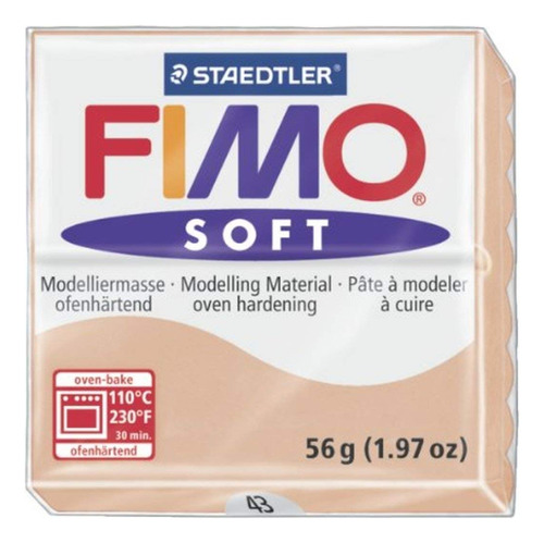 Staedtler Fimo Soft Flesh (43) - Bloque De Arcilla Para Horn