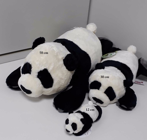 Família Completa Todos Ursos Panda Para Decoração Coleção