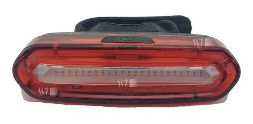Luz Trasera Recargable Usb 3 Colores Para Bicicleta 4pz