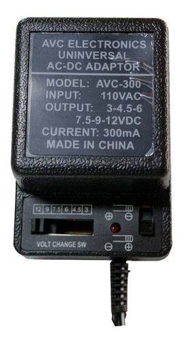 Adaptador De Corriente Avc 300 Ma Variable Avc-300 