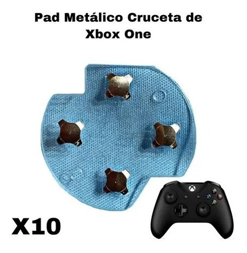 10 D Pad Metal Conductivo Botones Cruceta Control Xbox One 