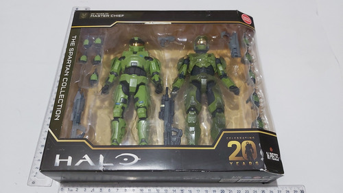 Halo Master Chief 20 Aniversario Set Gamestop Exclusivo 