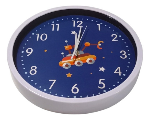 Reloj De Pared Niños Amplio Moderno Para Dormitorio 30,5cm