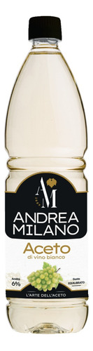 Vinagre Vinho Branco Andrea Milano White Wine Itália 1 Litro