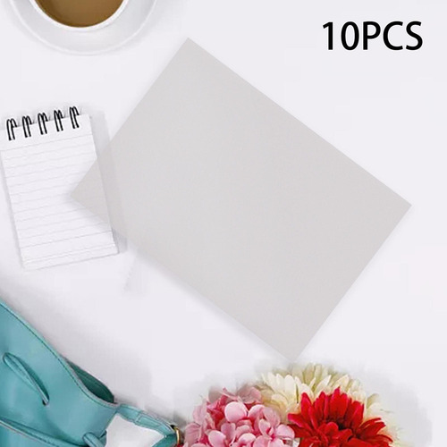10x Hojas De Pvc Película Rígida Tamaño A4 8,3 X Claro
