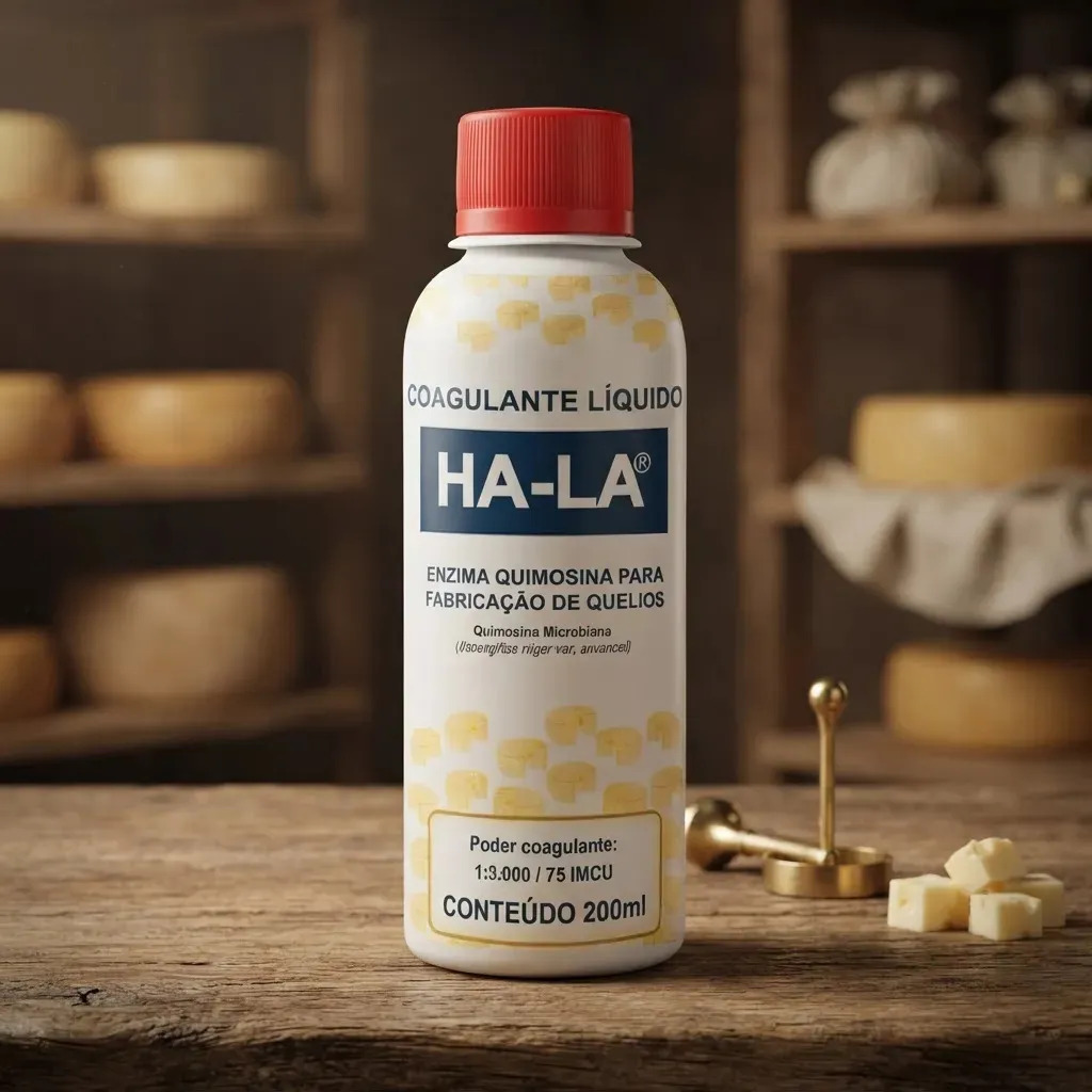 Coagulante Líquido Ha-la 200ml Coalho Produção Queijo
