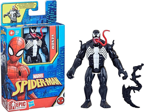 Muñeco Articulado 11 Cm  Hero Series  Venom Marvel Hasbro