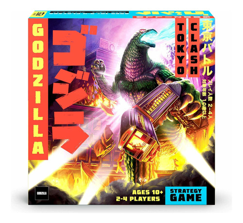 Juego De Mesa  Godzilla Tokyo Clash, Multicolor Fr80jm