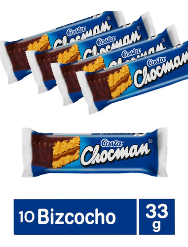 Bizcocho Chocman (10 Unidades)