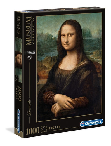 Rompecabezas Clementoni de Leonardo Da Vinci Monalisa, 1000 piezas