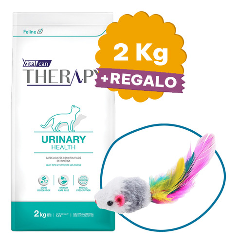 Alimento Vitalcan Therapy Urinary Health Gato Adulto 2 Kg