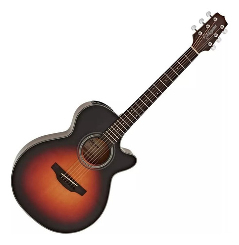 Guitarra Electroacústica Con Corte Takamine Gf15ce