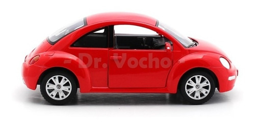 Imagen 6 de 9 de Rojo Volkswagen New Beetle Escala 1:24 Colección