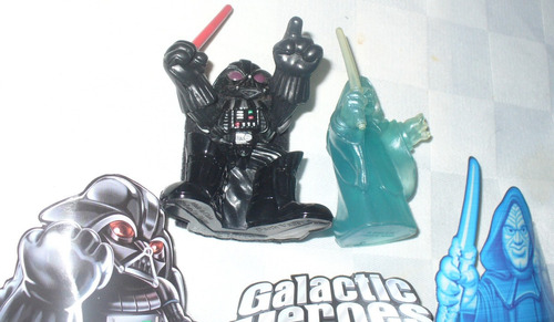 Star Wars Galactic Heroes Darth Vader & Holographic Palpatin (Usado)
