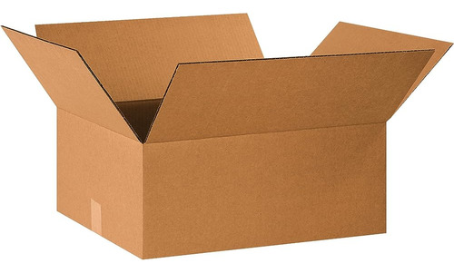 Box Usa 22x18x10 Cajas Corrugadas, Medianas, 22l X 18w X 10h