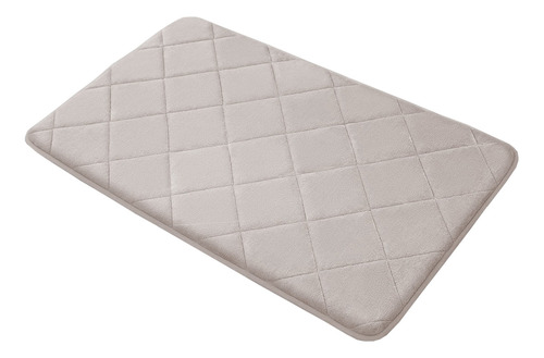 Tapete Para Baño De Espuma Suave Beige 40cm X 65cm - T0815