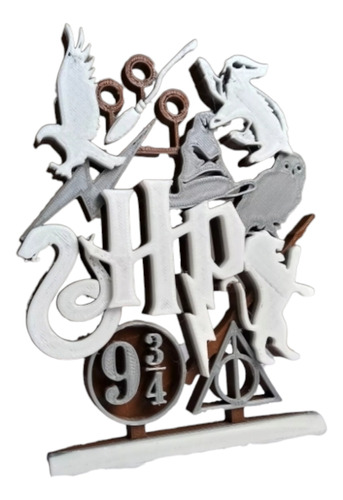 Adorno Figura Decorativa Harry Potter Ornamento Blanco 3d
