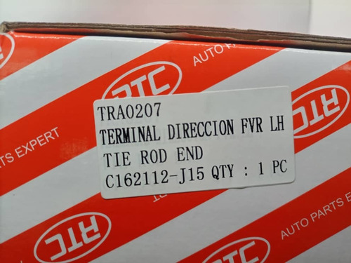 Terminal Direccion Fvr Con Turbo 33k Lh ( Izquierdo )