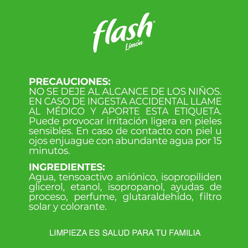 Limpiador Multiusos Flash Limón 1l