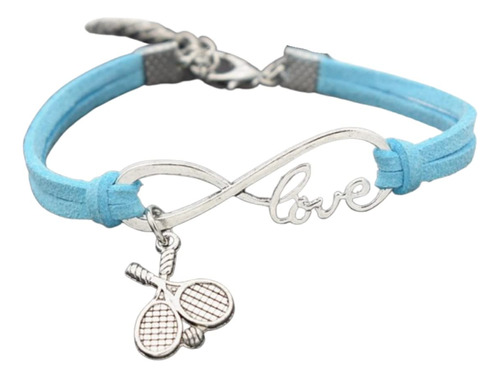 Pulsera De Tenis Niñas Amor Infinito Pulsera De Raquet...