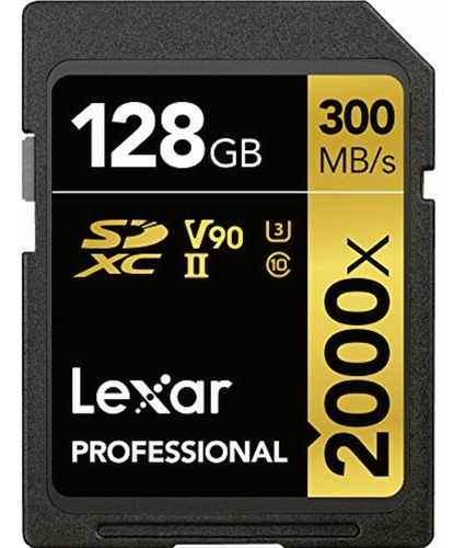 Lexar Professional Tarjeta Sdxc Uhs-ii De 2000 X 128 Gb Sin