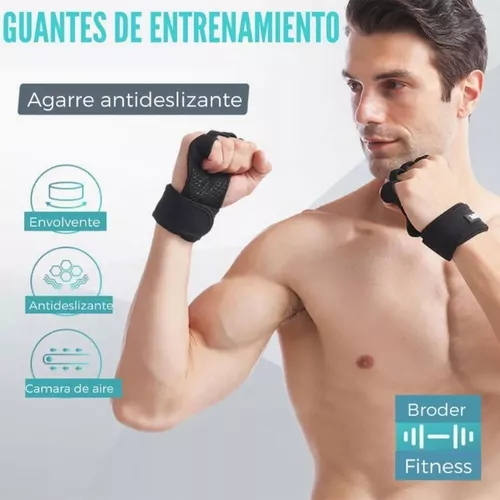  BEACE Guantes de gimnasio para levantamiento de pesas con palma  de cuero antideslizante para entrenamiento, ejercicio, fitness y culturismo para  hombres y mujeres : Deportes y Actividades al Aire Libre