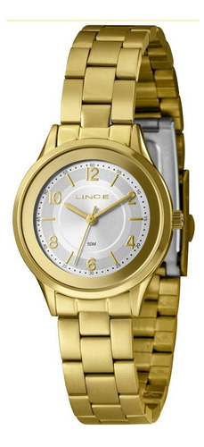 Relógio Lince Feminino Lrgh169l30 S2kx Casual Dourado