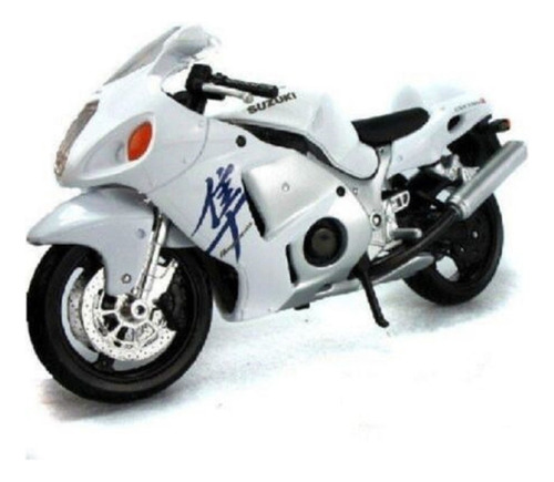 Maisto Suzuki Gsx1300r Hayabusa 1/18 Blanco Fundido A Troque