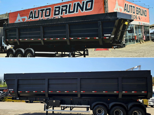 Carreta Caçamba Randon Basculante Aço 450 3e 40m³ C/12 Pneus