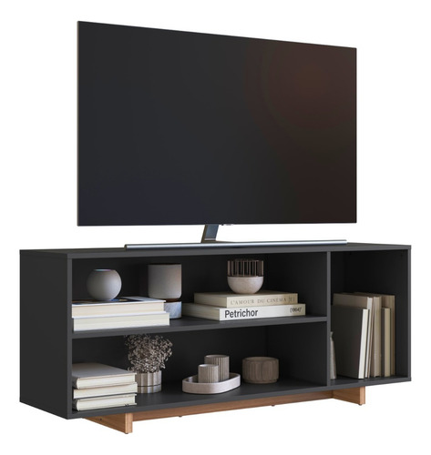 Rack Tv 50 Pulgadas 3 Espacios Moveli - Be Design
