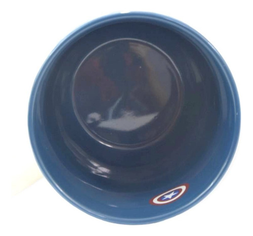 Capitan America Avengers Taza Importada 100% Original Azul Acero