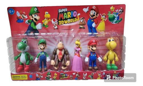 Juguetes Figura Super Mario Set Muñecos Mario Bross