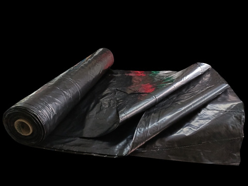 Hule Negro Para Construcción Calibre 1000 De 6m X 10m De 1a