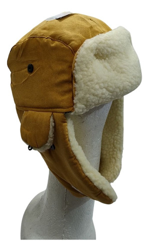 Gorro Aviador Gamuza Con Piel Hot Hat Art 4530