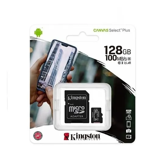 comprar Memoria Externa Micro Sd 128 Gb Kingston Clase 10 Original