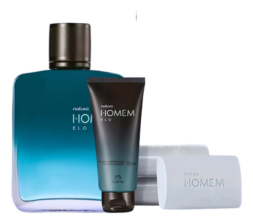 Homem Elo - Set Perfume Natura Con Jabones Y Crema Rasurar 