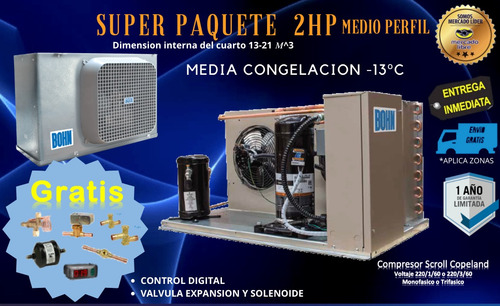 Super Paquete 2hp Media Congelación 13-21 Medio Perfil