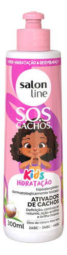 Ativador De Cachos S.o.s Kids Infantil Salon Line 300ml